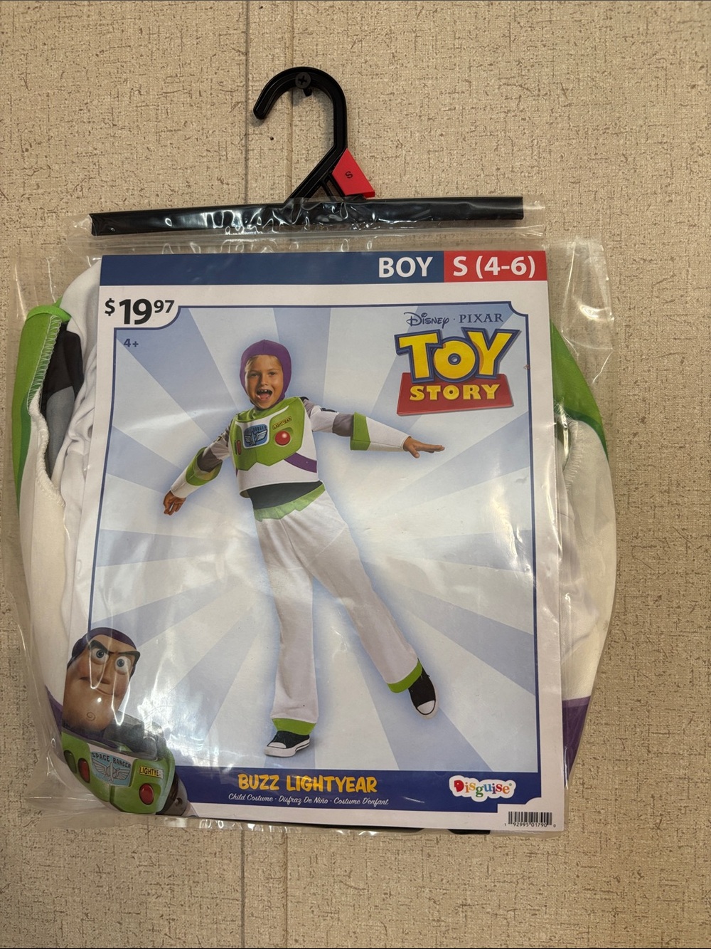 Disguise Buzz Lightyear Boys Costume - White, Green & Purple